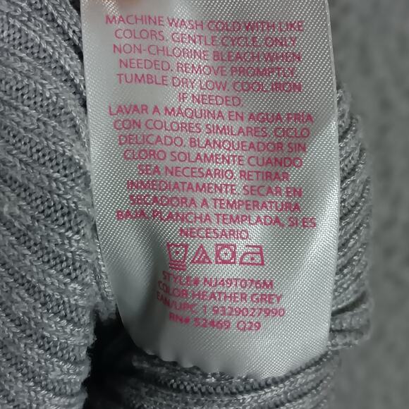 No Boundaries Ribbed Mini Dress Size Small Gray Snap Button Down Short Sleeve - Picture 9 of 12